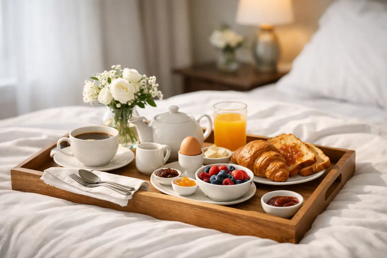How to Style a Breakfast Tray Beautifully