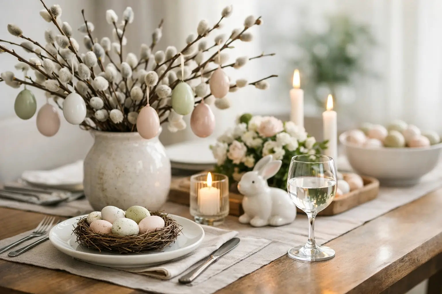 Elegant Easter Table Decorations at Home
