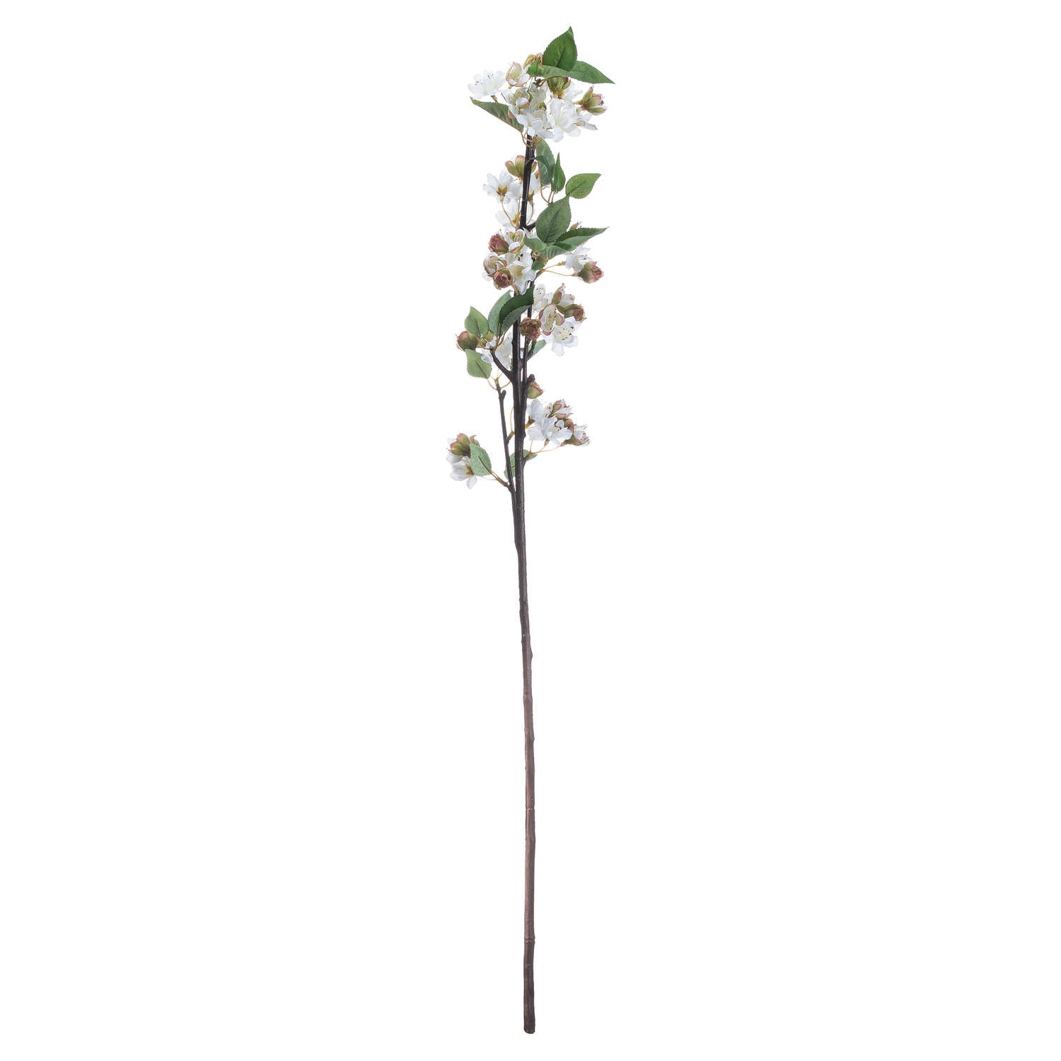 Sable Homeware English Blossom faux branch with pink and white blossoms, realistic faux flowers for home decor.