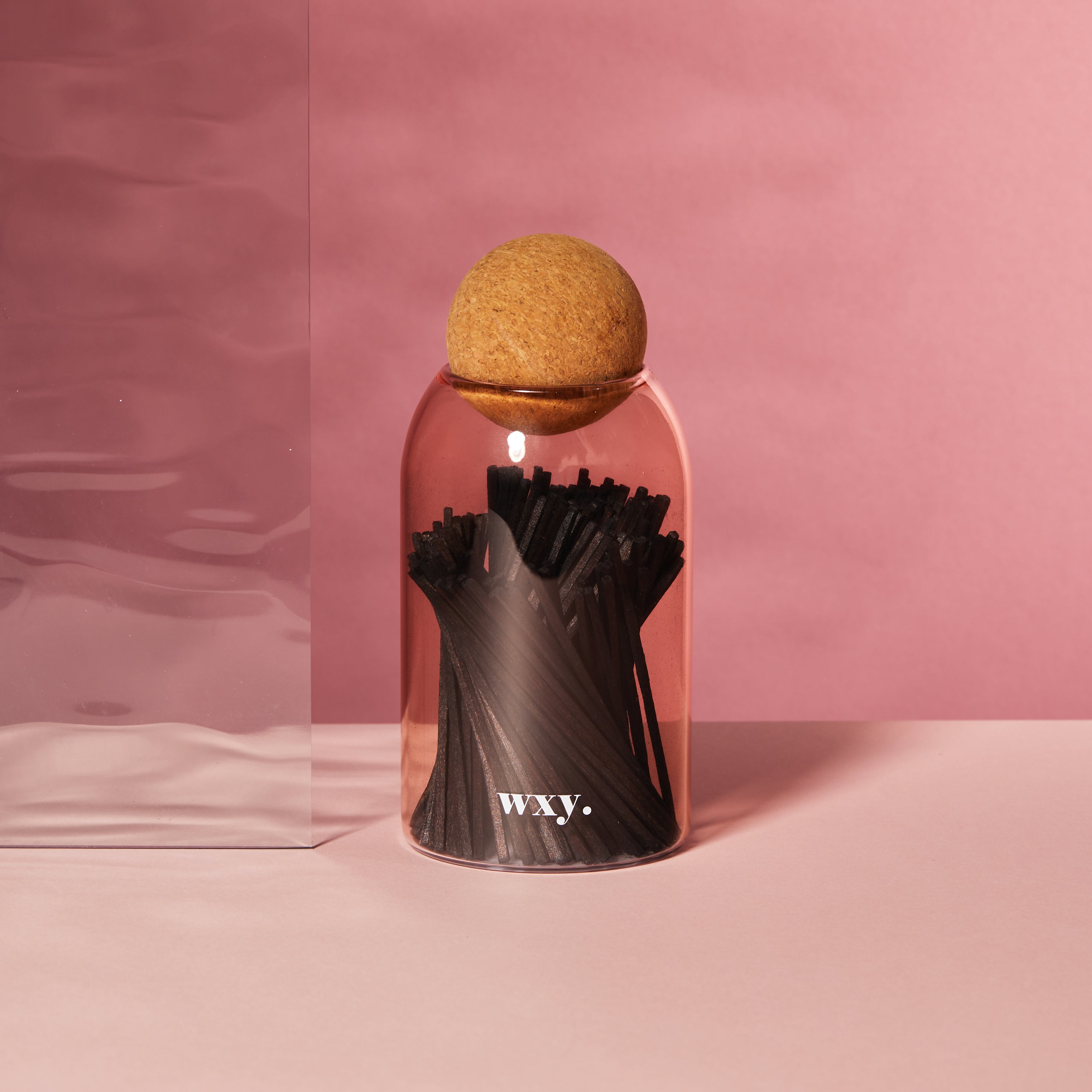 Sable Homeware luxury matches in a cork stopper jar, stylish and convenient for lighting candles or fires.