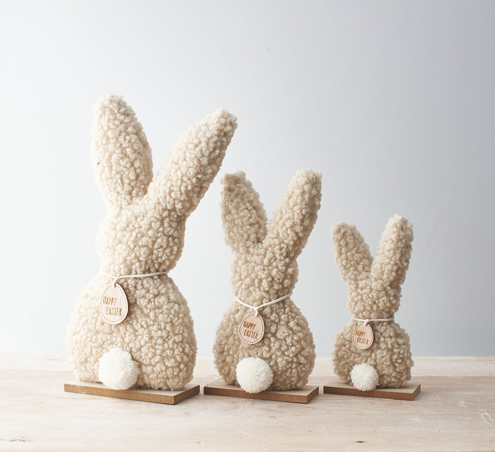 Sherpa Easter Bunny - 3 sizes available - Sable Homeware