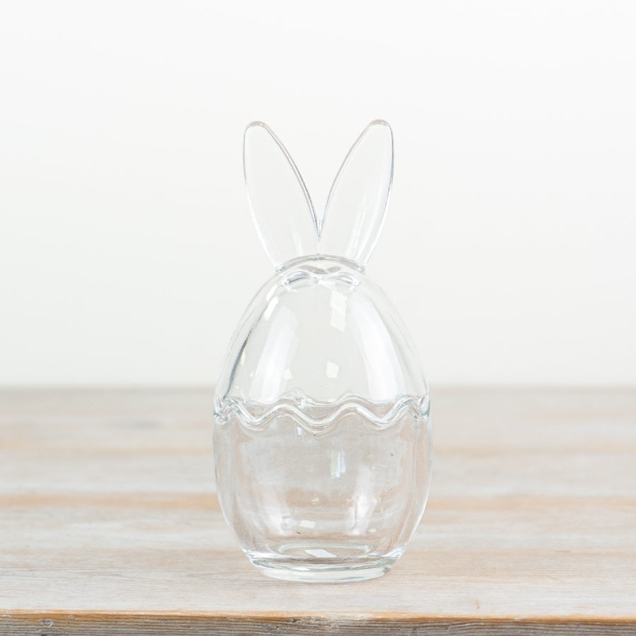 Sable Homeware bunny ear storage jar in two sizes, ceramic container with cute bunny ear design for kitchen organization