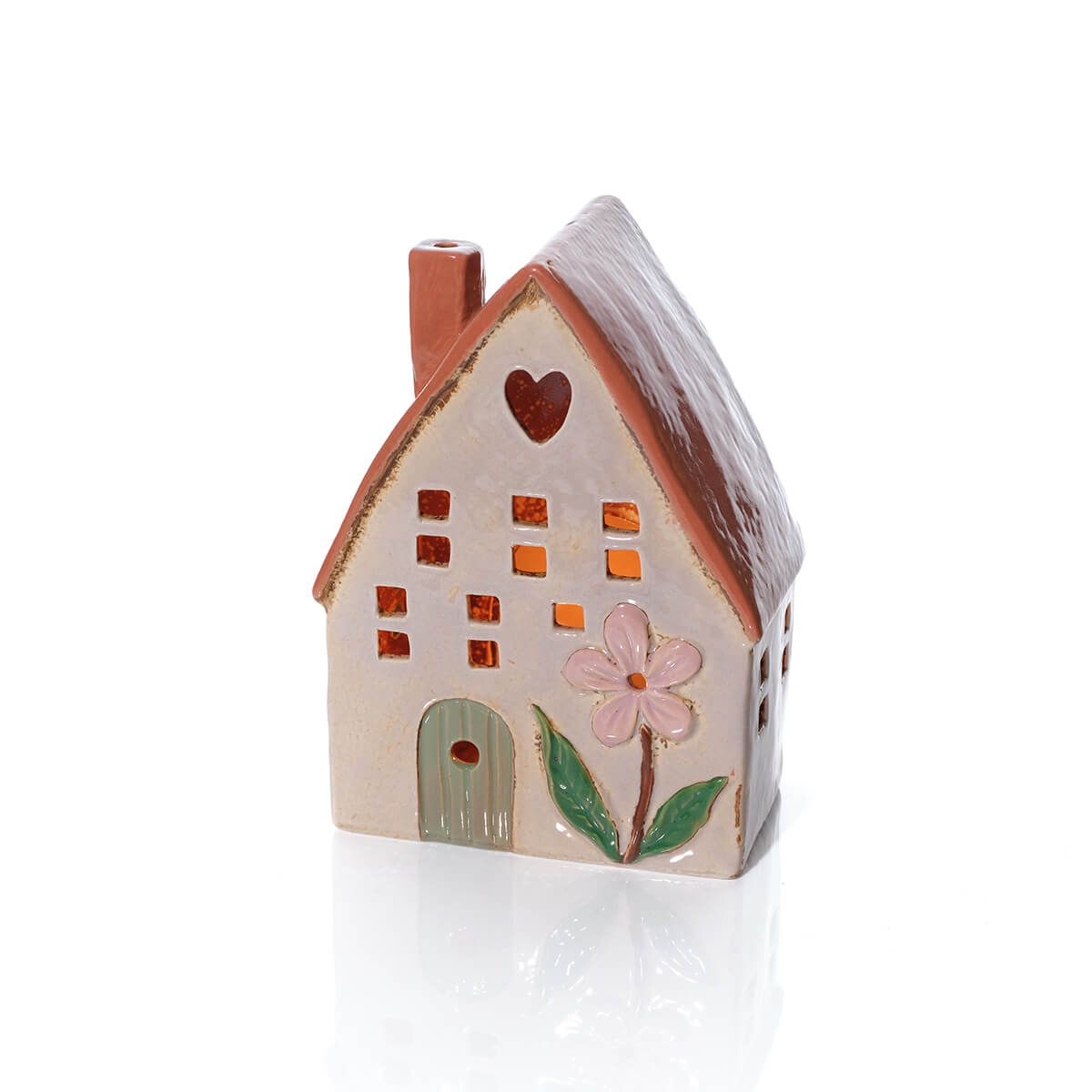 Sable Homeware stoneware candle holder with a rustic design, suitable for holding taper or pillar candles.
