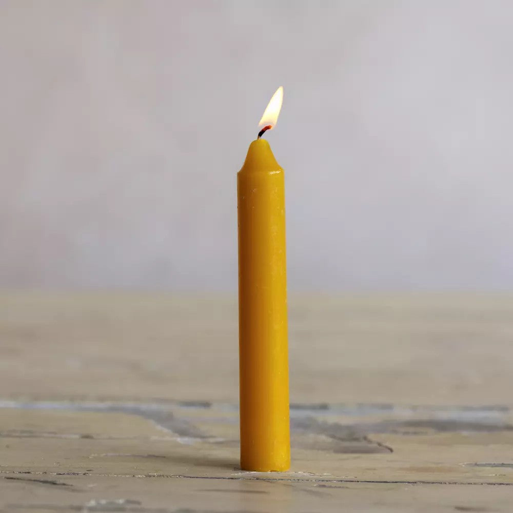 Bundle of five short dinner candles by Sable Homeware, featuring sleek white wax and simple design for elegant table settings.