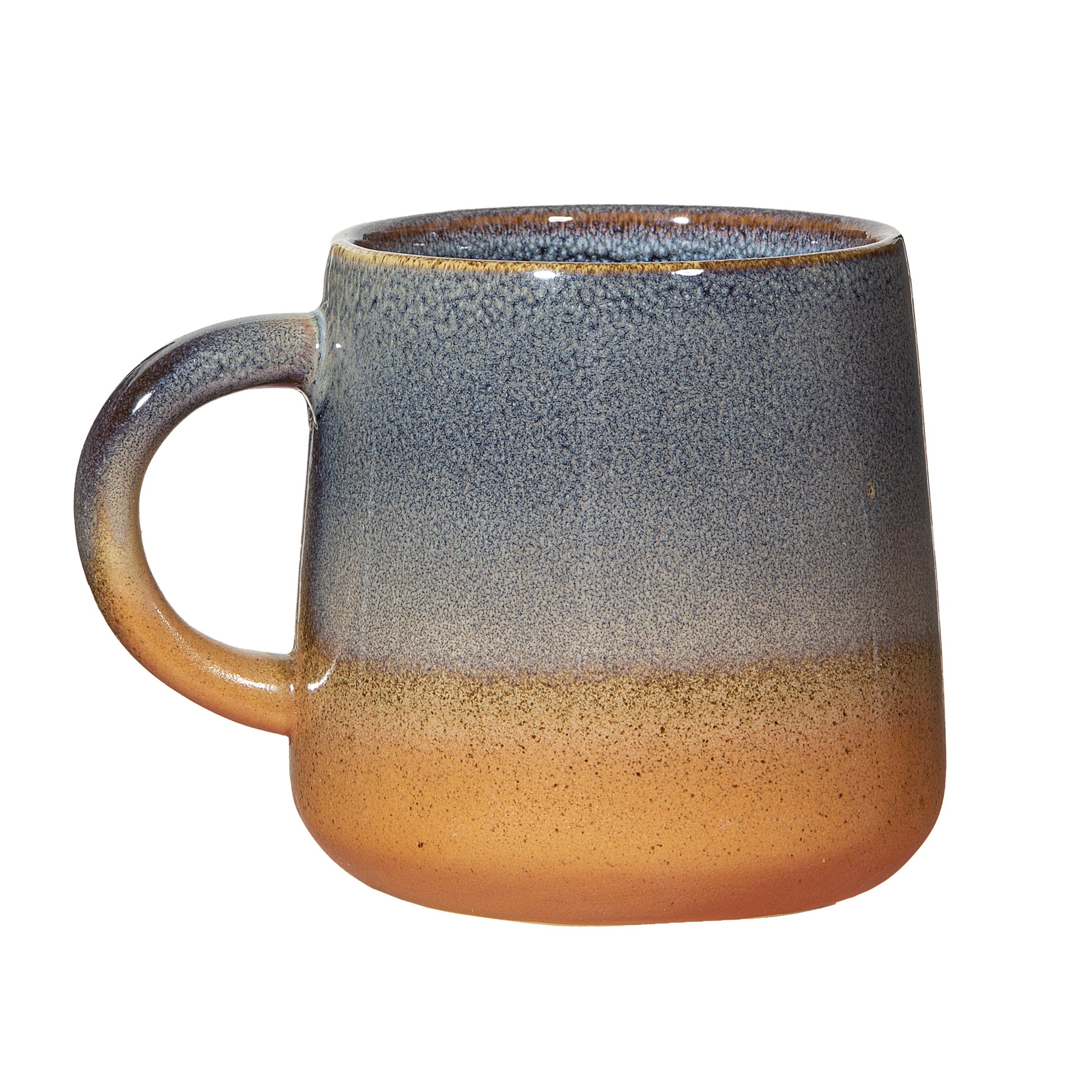 Sable Homeware Mojave Glaze Mug in multiple colors, ceramic coffee mug with a smooth glazed finish and rounded handle.