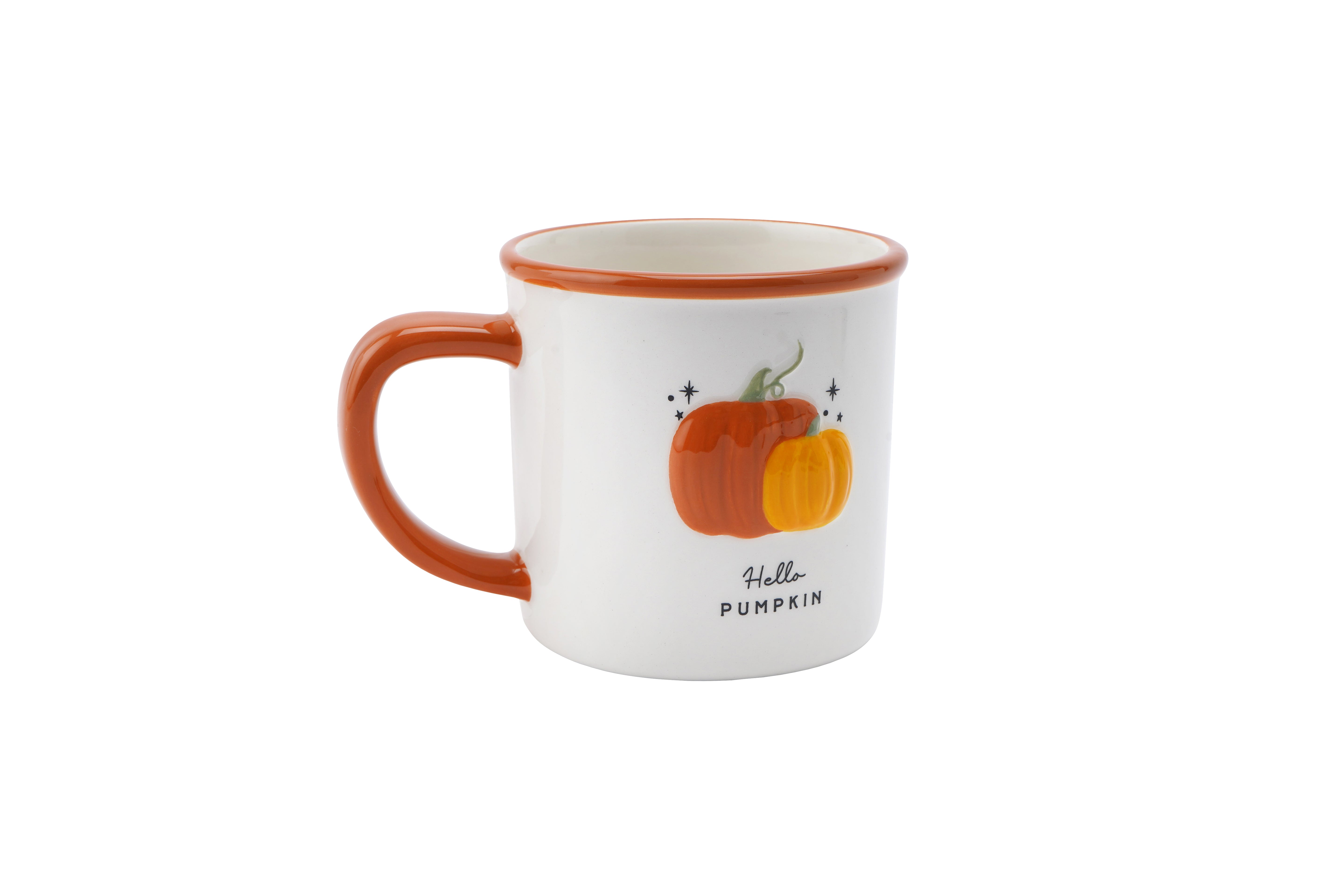 Snuggle Season Hello Pumpkin Stoneware Mug