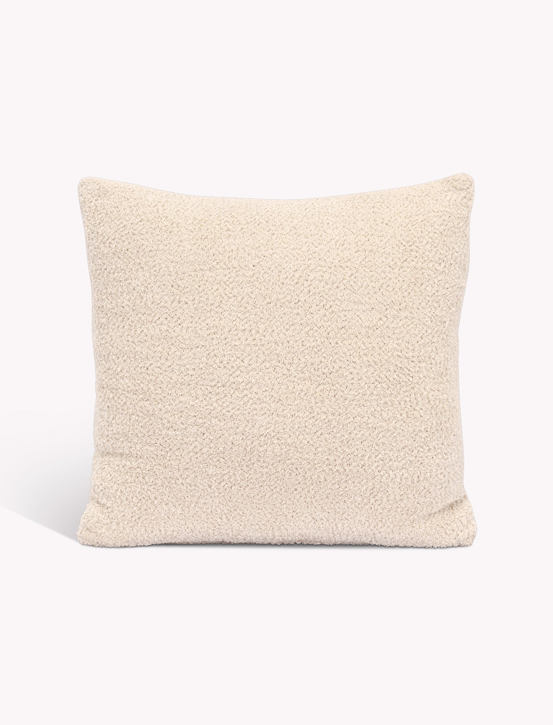 Ivory Boucle Cushion 50x50cms