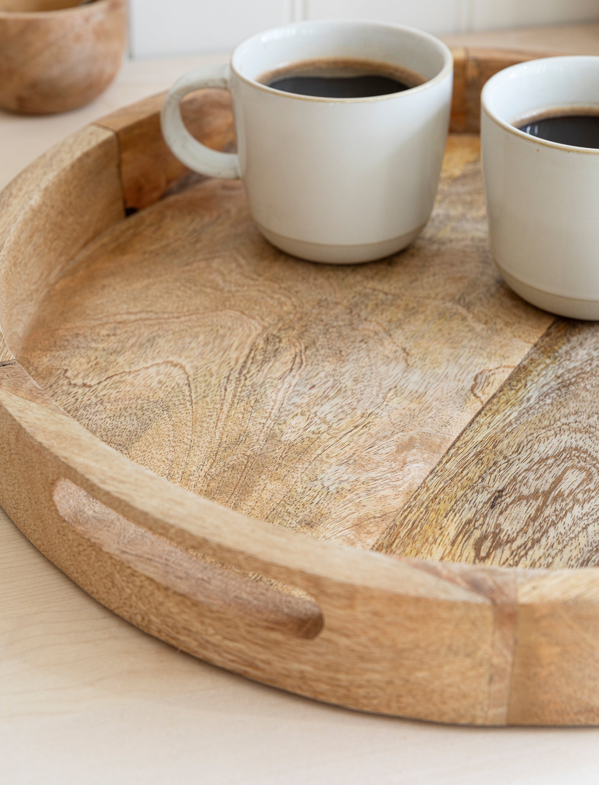 Midford Mango Wood Serving Board by Sable Homeware, showcasing a rectangular wooden tray with natural mango wood grain.