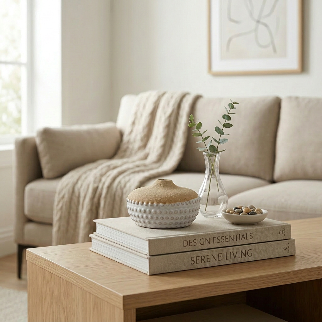 Small Sable Homeware bobble vase with a simple, modern design, perfect for minimal decor without flowers.