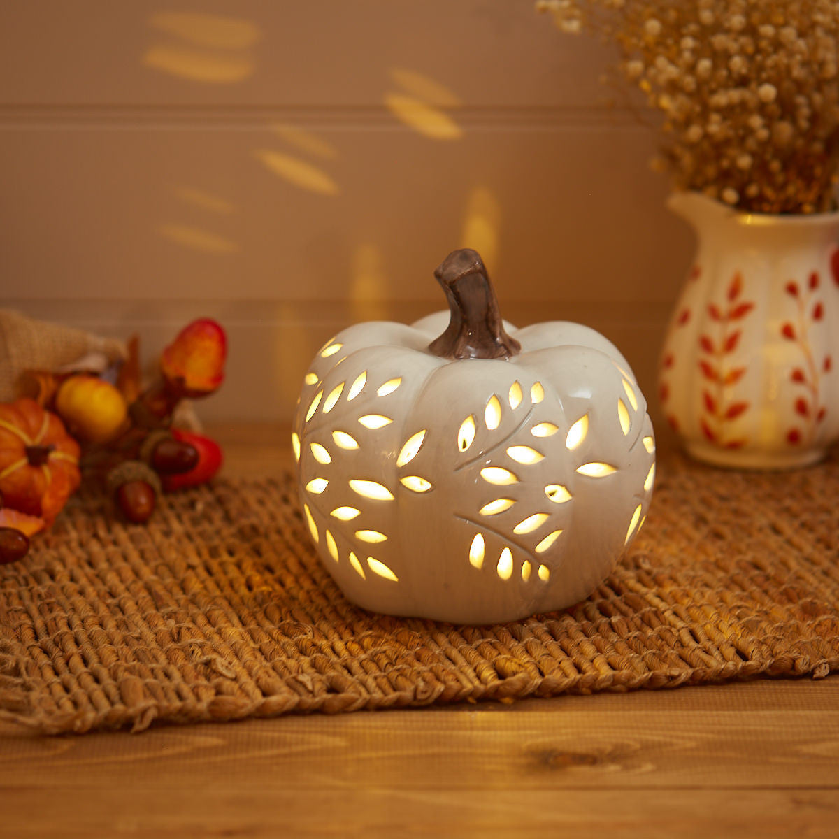 Pumpkin LED Lantern - Sable Homeware