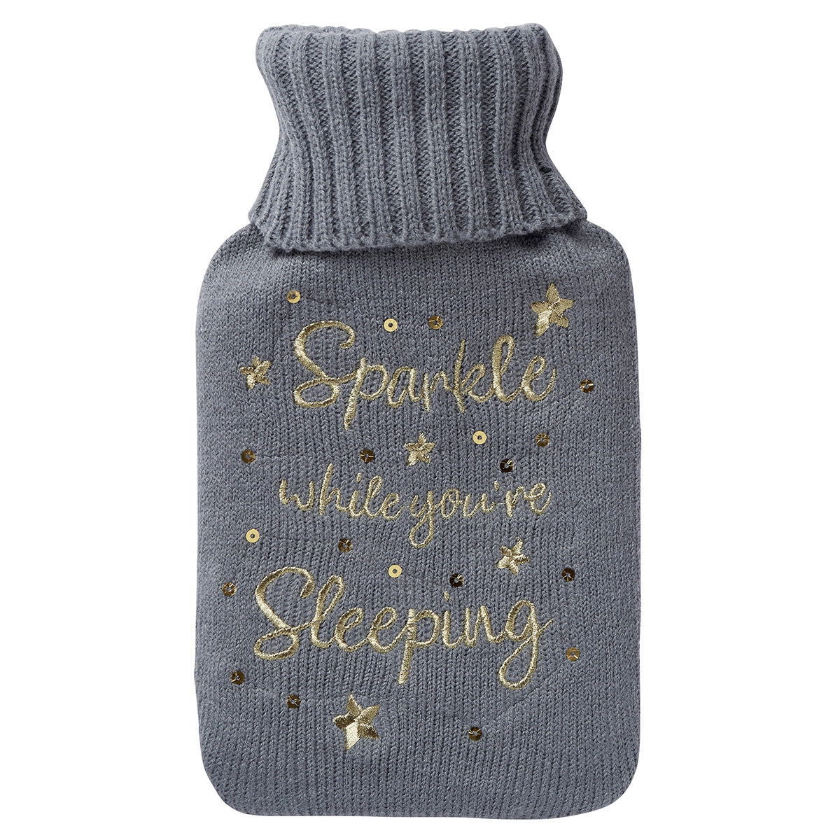 Sparkle While You're Sleeping Hot Water Bottle - Shabbyquins