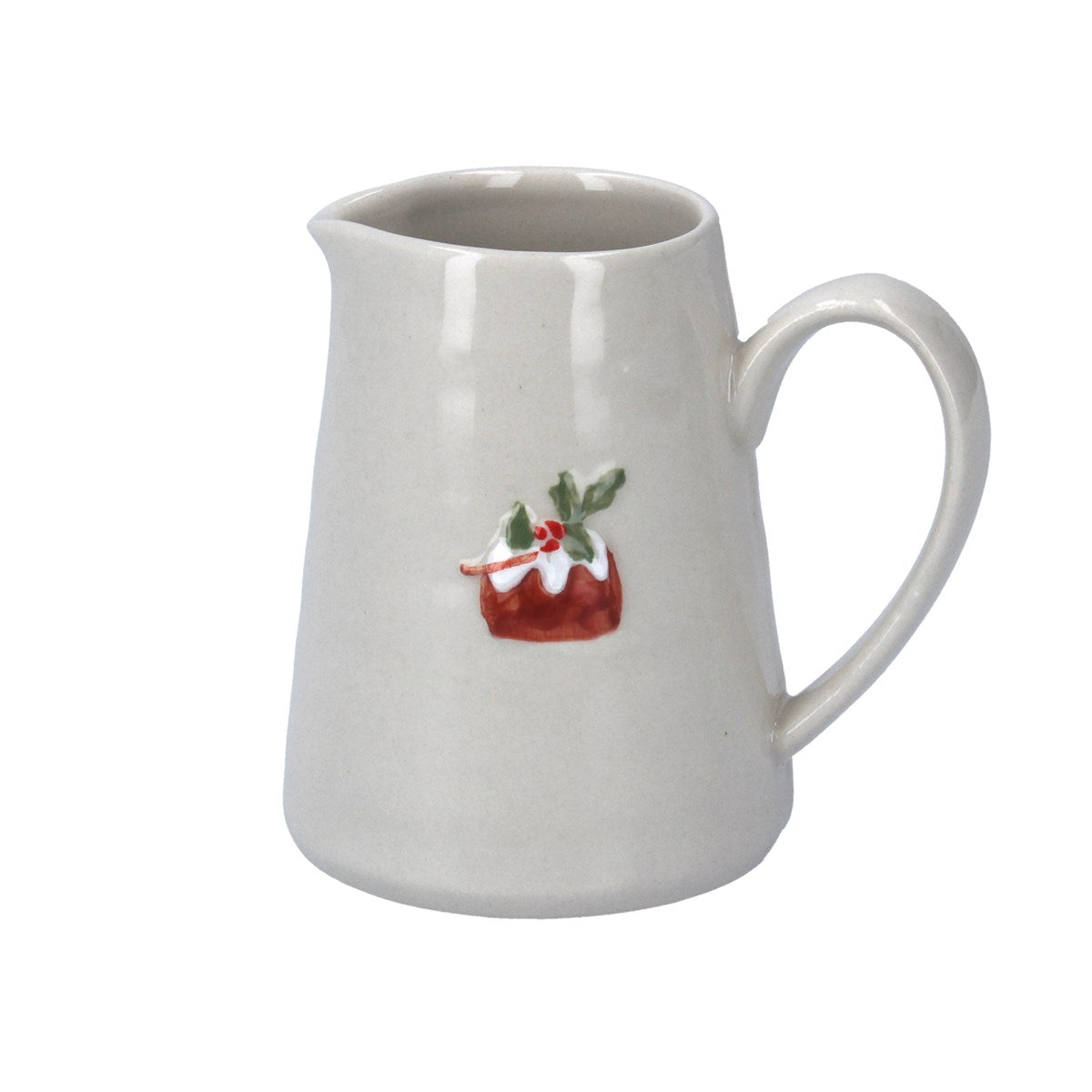 Set of ceramic mini Christmas mugs and jugs by Sable Homeware with festive holiday designs.