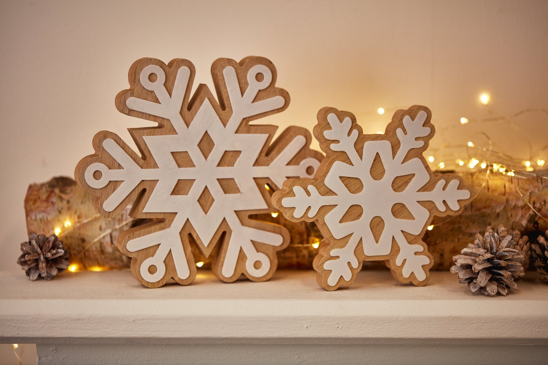 Standing Snowflakes - Shabbyquins