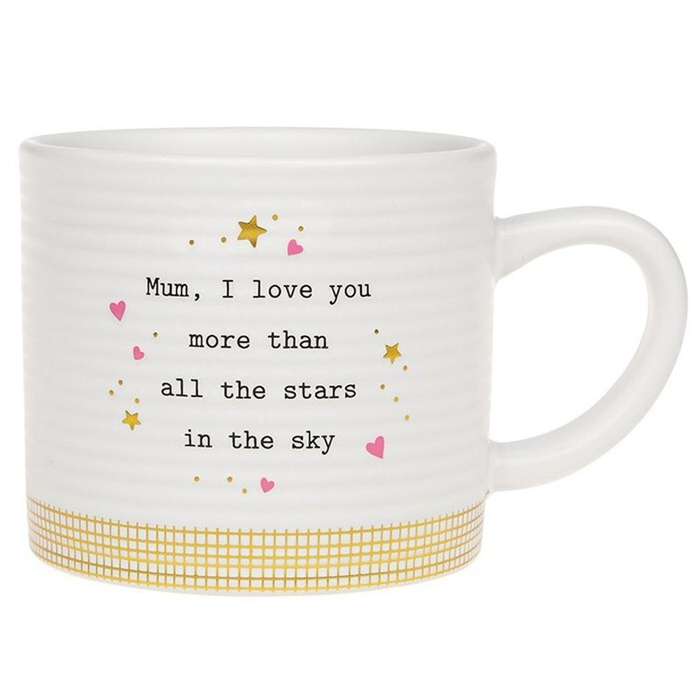 Sable Homeware Mum I Love You mug with a heartfelt message, featuring a ceramic design perfect for gifting to moms.