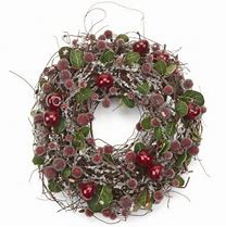 Frosted Berry Wreath - Shabbyquins