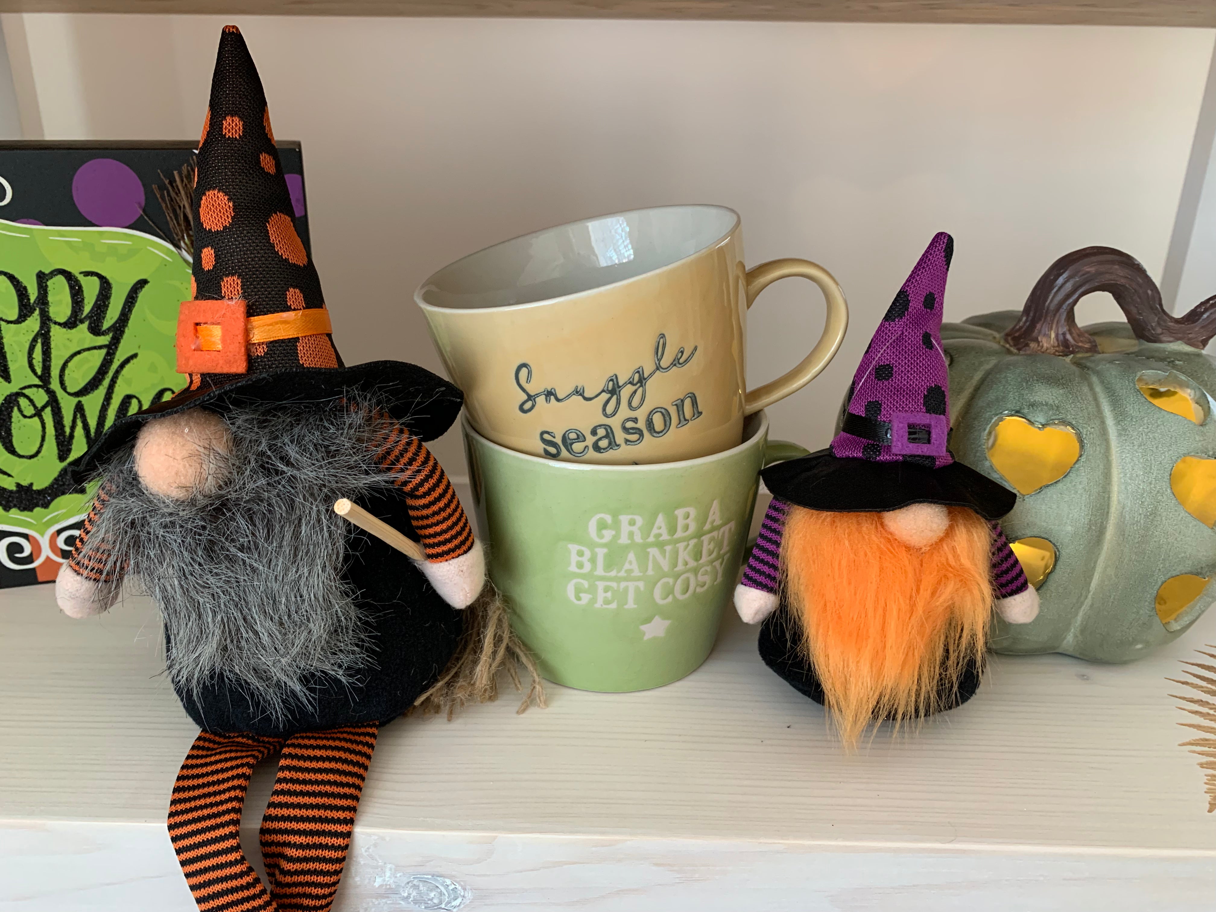 Handmade Autumnal Mugs - Shabbyquins