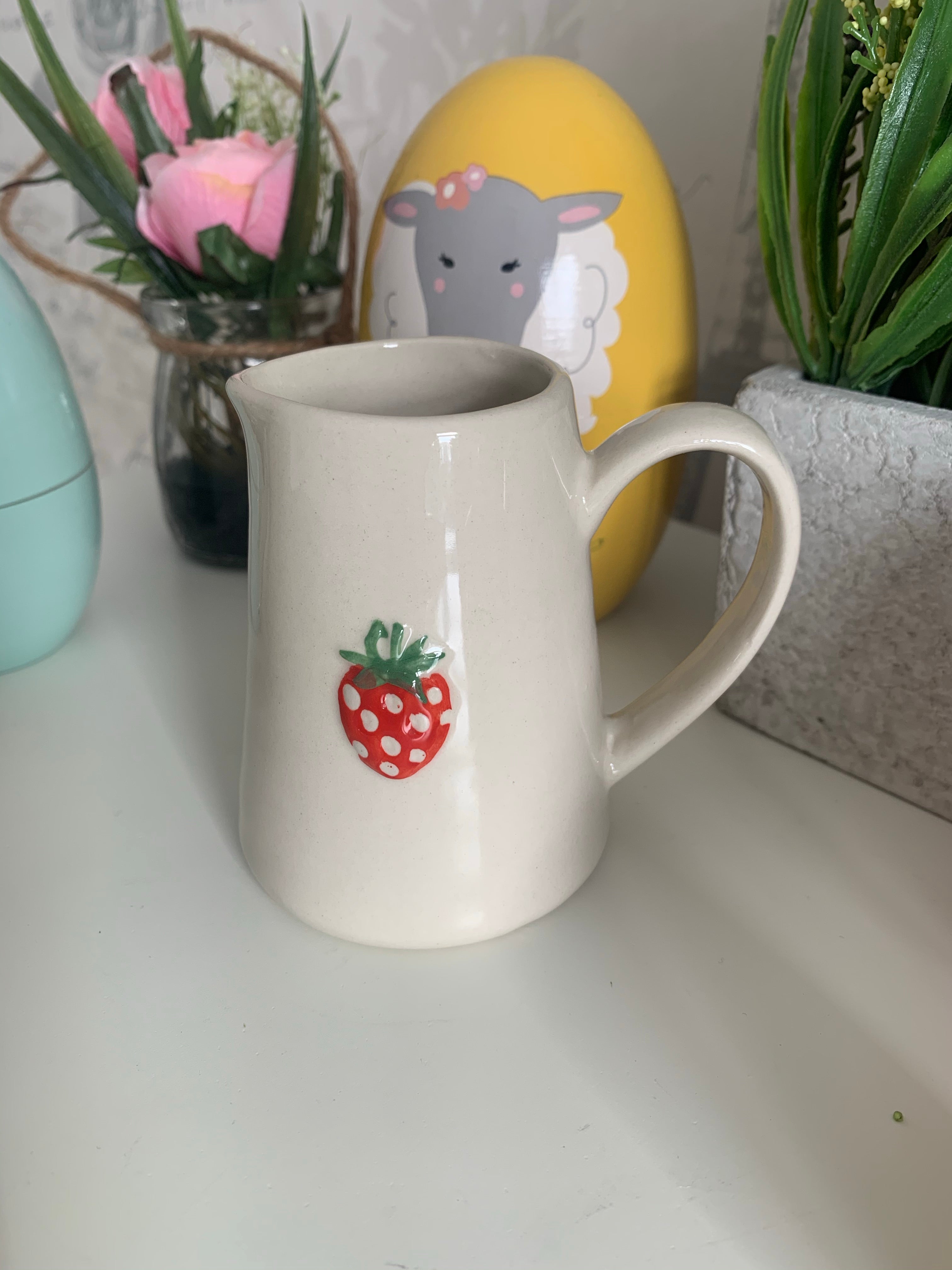 Sable Homeware ceramic mini stoneware jug with a smooth finish, ideal for serving small amounts of liquids or decorative use.