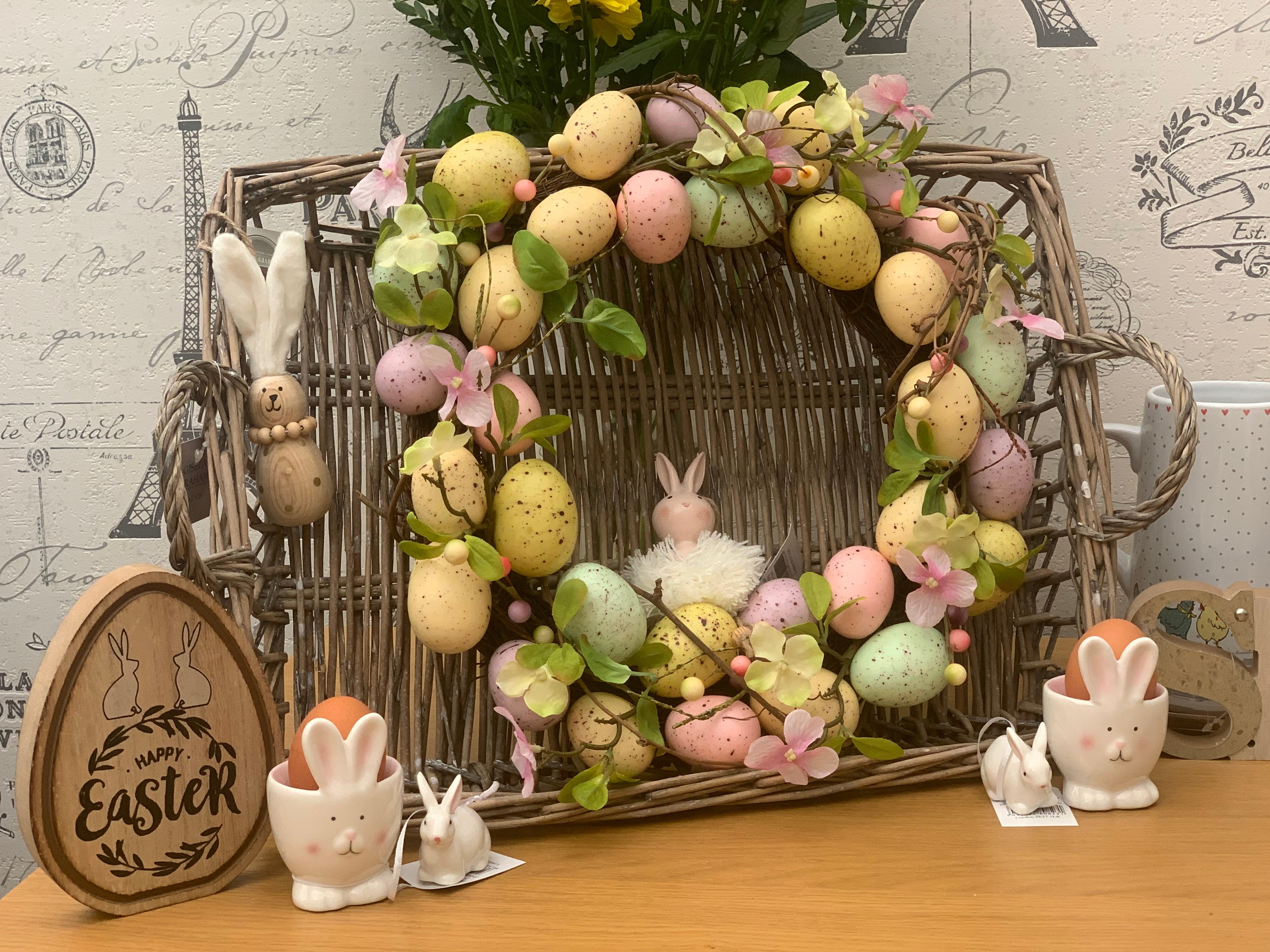 White Bunny ceramic egg cup from Sable Homeware, featuring a cute bunny design and smooth ceramic finish.