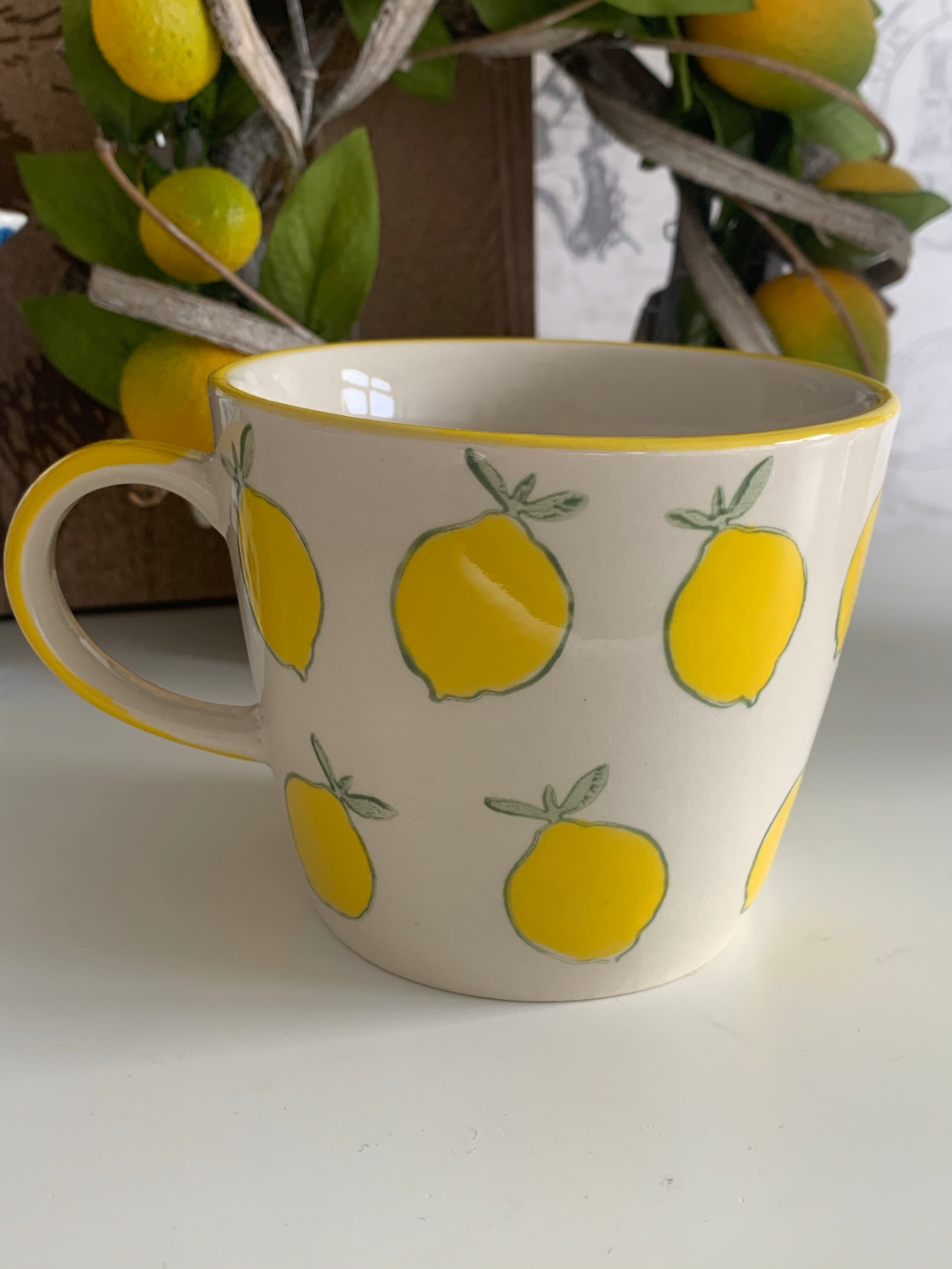 Stoneware Nature Mug by Sable Homeware, showcasing a rustic ceramic mug with earthy tones and natural design details.
