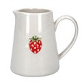 Sable Homeware ceramic mini stoneware jug with a strawberry design, suitable for serving or decorative use.