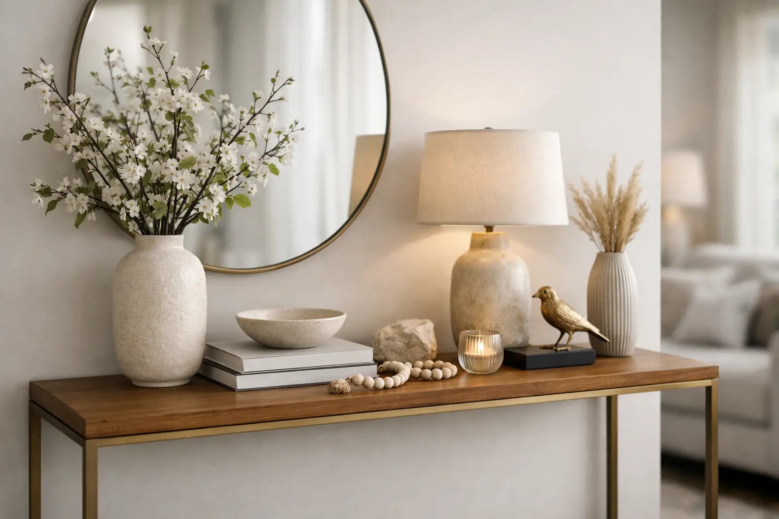 How to Decorate a Console Table Beautifully