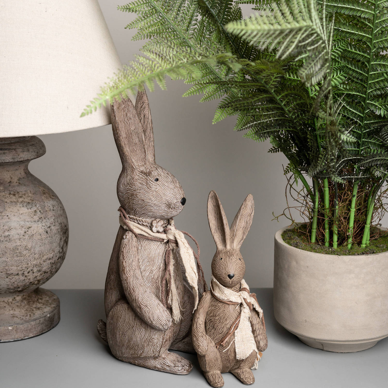 Winter Bunny Rabbits - Small or Large - Sable Homeware