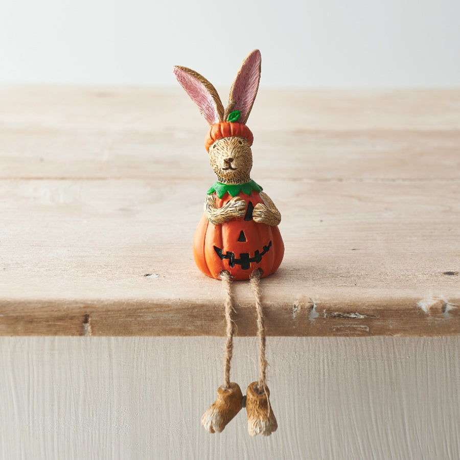 Sable Homeware Halloween rabbit ornament featuring a cute rabbit figure with festive Halloween decorations.