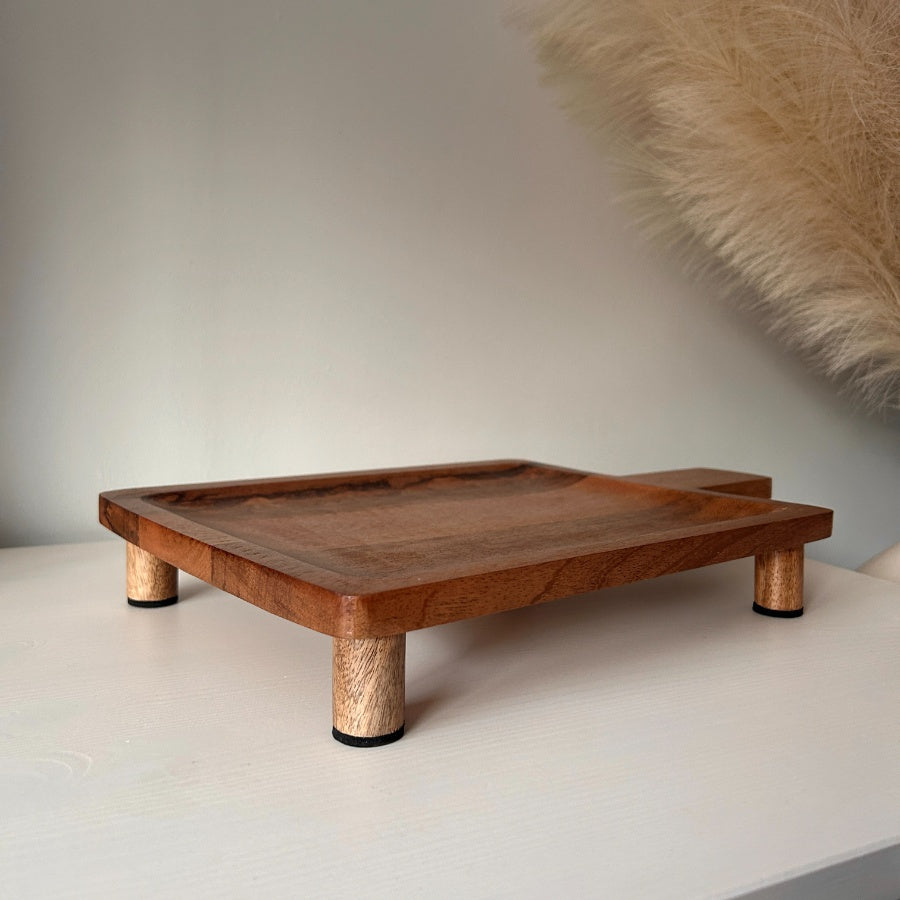 Wooden Display Board With Feet