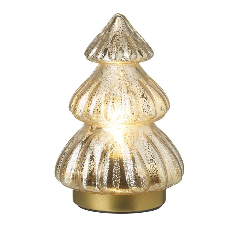 Mottled Gold Light Up Christmas Tree - Shabbyquins