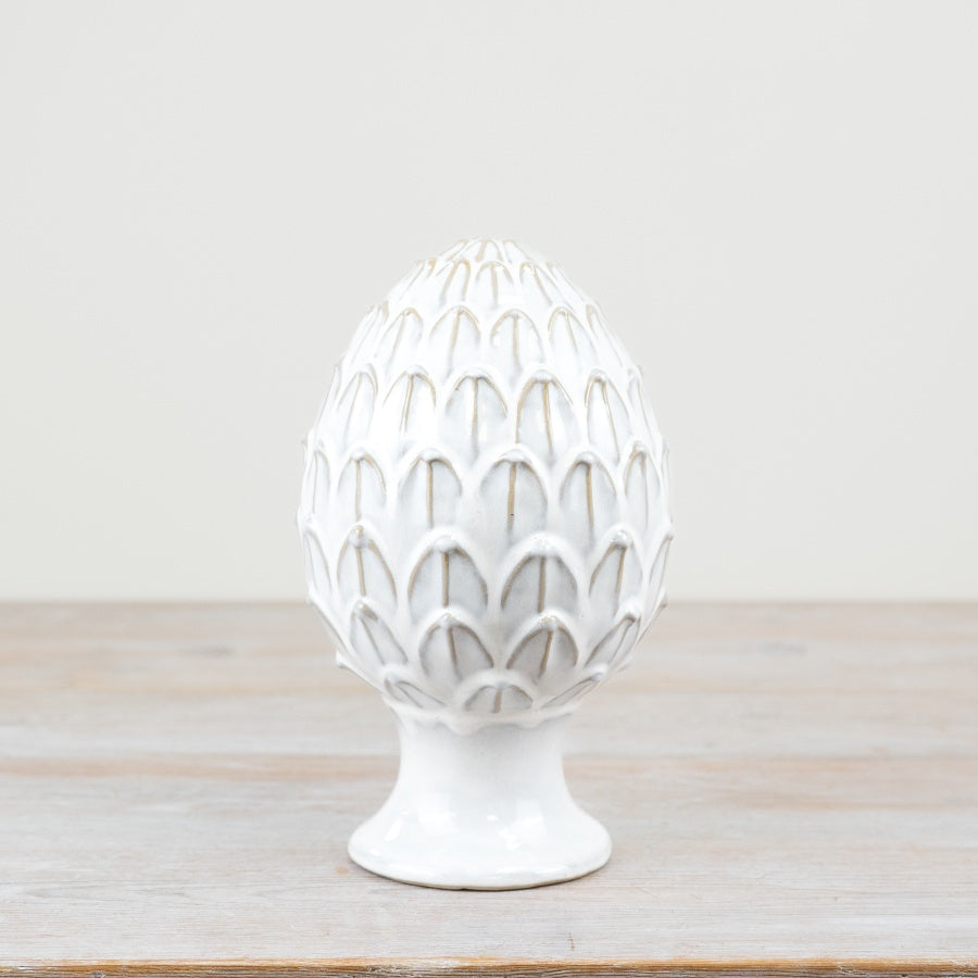 Natural Glaze Artichoke Finial