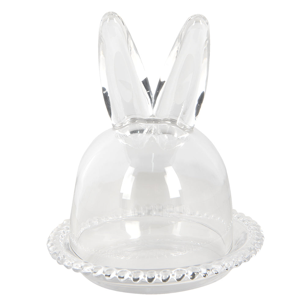 Glass Dome Bunny Cloche Bell Jar - Shabbyquins