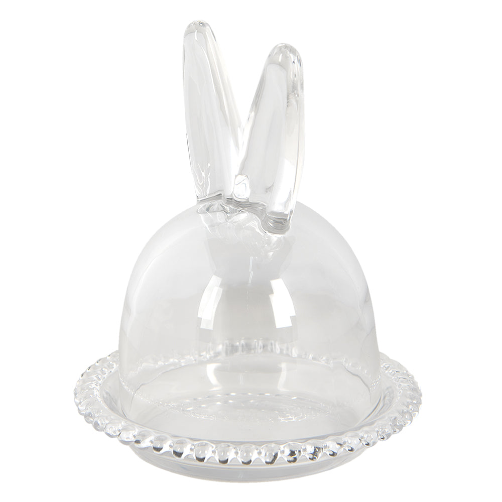Glass Dome Bunny Cloche Bell Jar - Sable Homeware