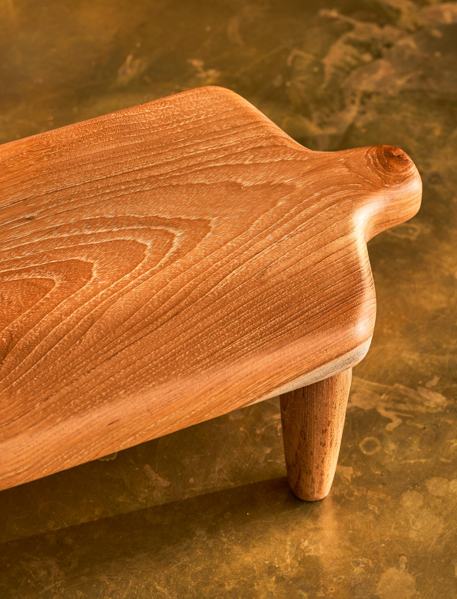 Medium Shippon Teak Serving Board by Sable Homeware, showing a rectangular teak wood serving platter on a light background.