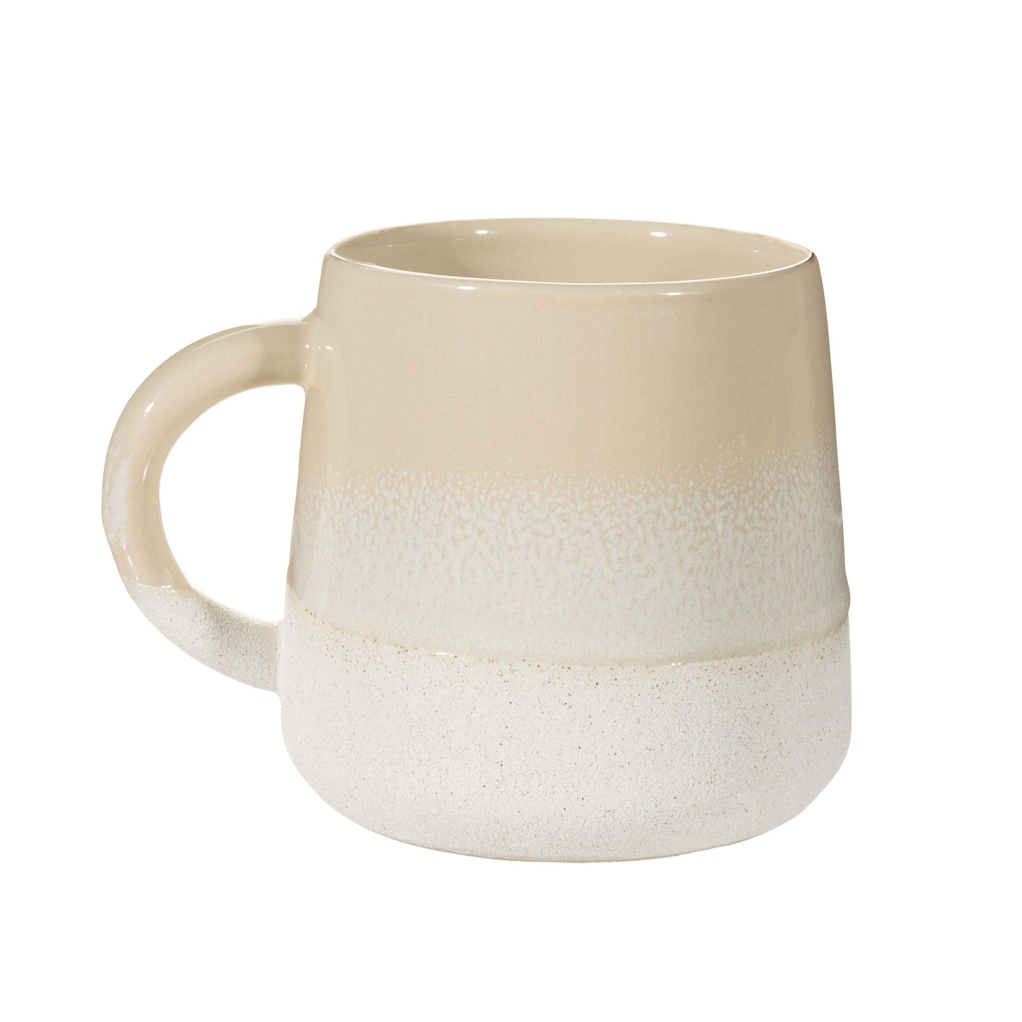 Sable Homeware Mojave Glaze Mug in multiple colors, ceramic coffee mug with a glossy finish and rounded handle.