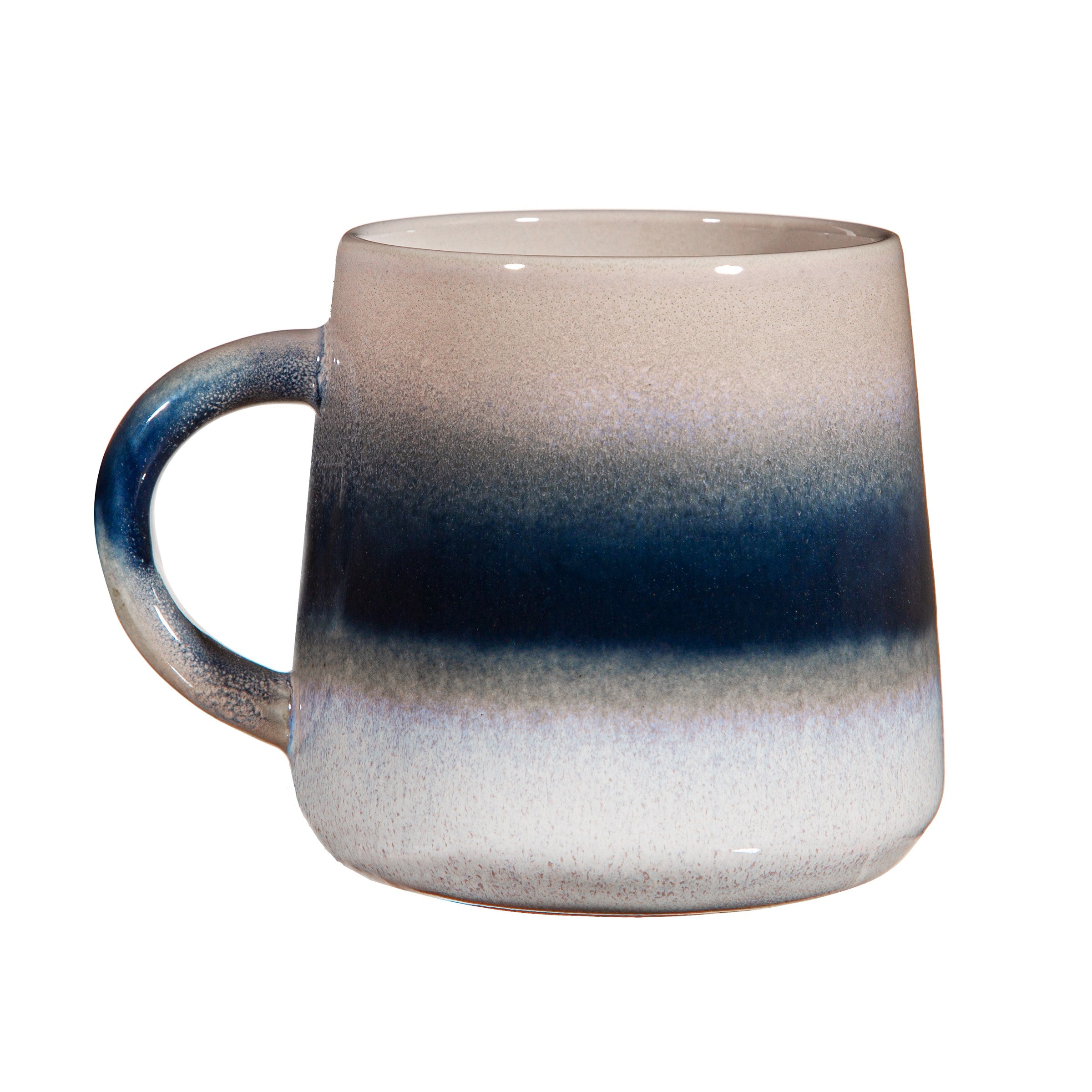 Sable Homeware Mojave Glaze Mug in multiple colors, ceramic mug with a glossy glaze finish and rounded handle.