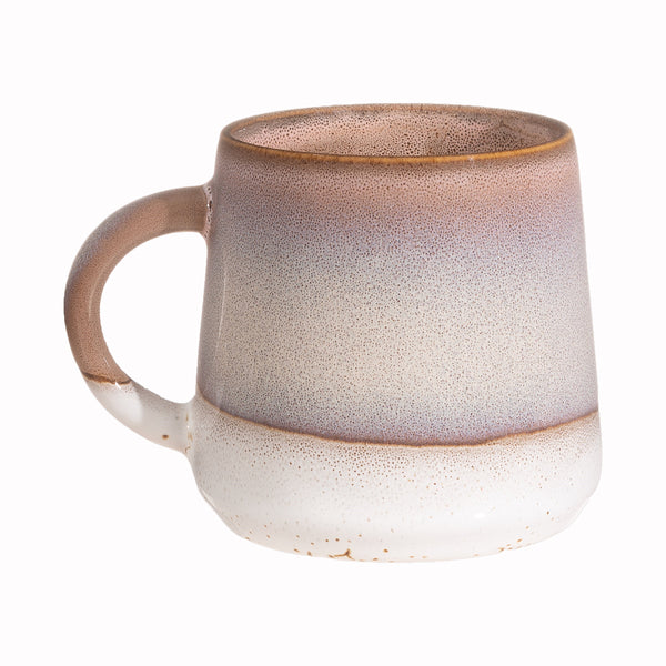 Sable Homeware Mojave Glaze Mug in various colors, featuring a ceramic mug with a smooth glazed finish and rounded handle.