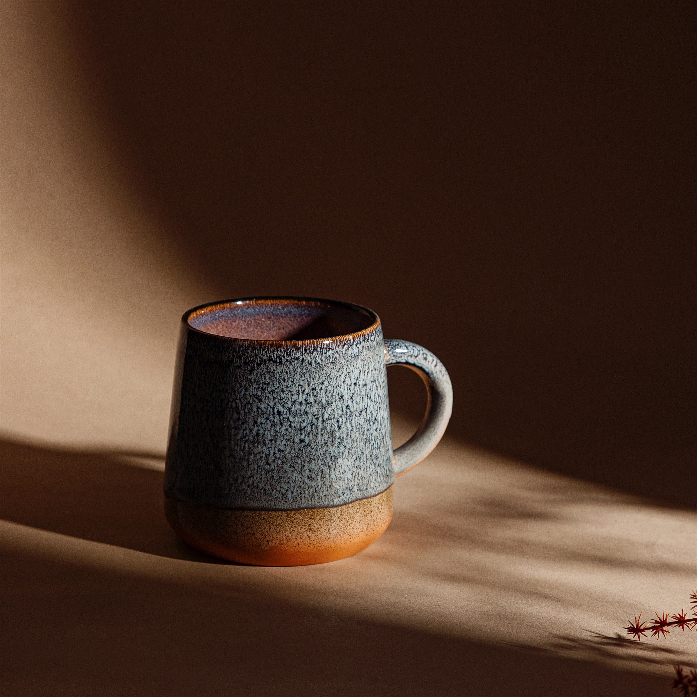 Sable Homeware Mojave Glaze Mug in multiple colors, featuring a rounded ceramic mug with a glossy glaze finish.