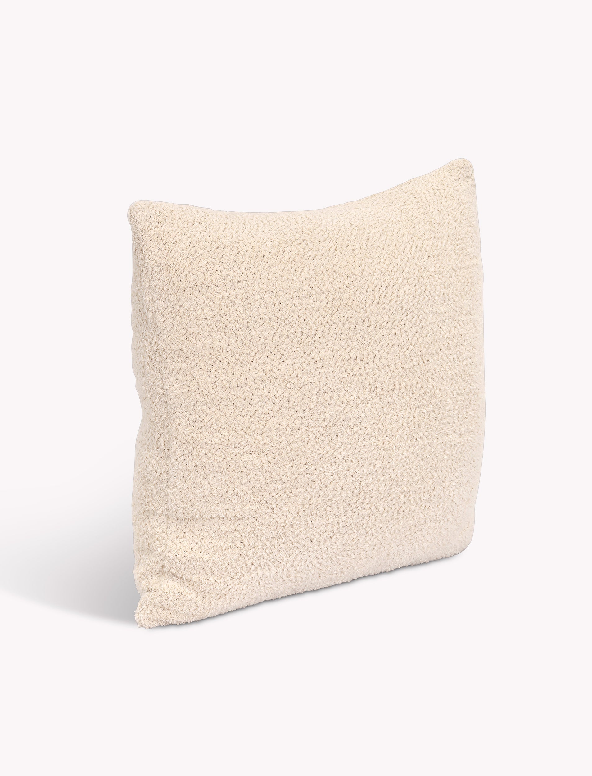 Ivory Boucle Cushion 50x50cms