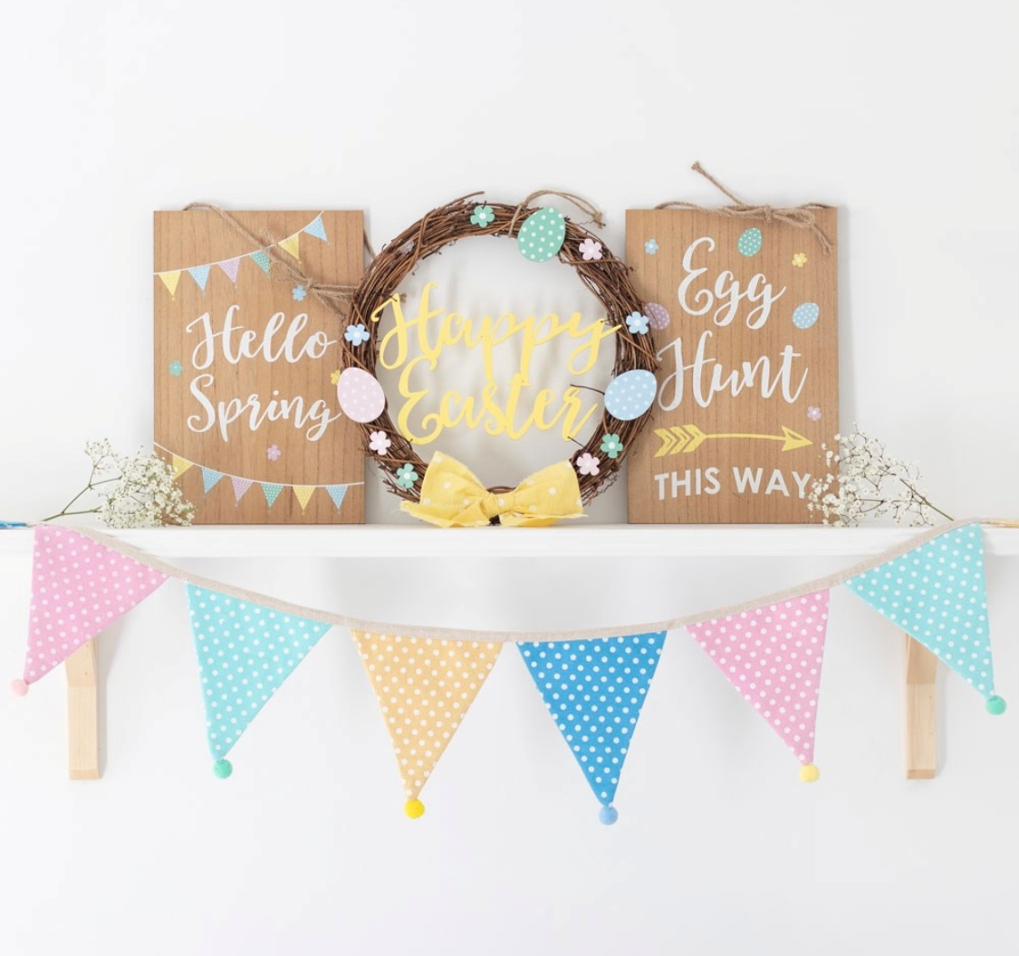 Happy Easter Wreath - Shabbyquins