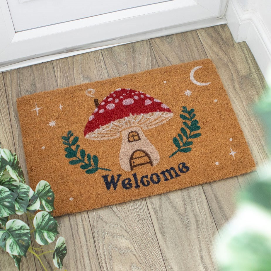 Sable Homeware door mat with decorative pattern, rectangular shape, and textured surface suitable for indoor or outdoor use.