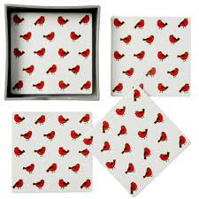Robins Coasters Set of 4 - Sable Homeware