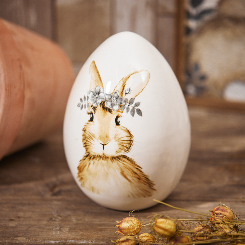 Sable Homeware Spring Bunny Collection decorative bunny figurine for home decor, featuring a charming spring-inspired design.