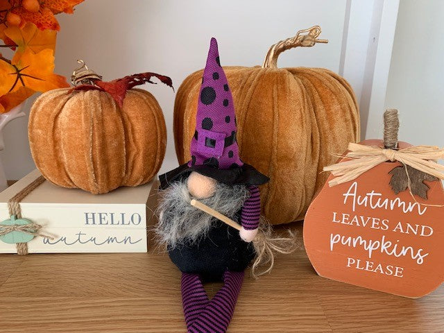 Orange velvet pumpkins decorative ornaments from Shabbyquins, showing two sizes with textured velvet surface and realistic pumpkin shape.